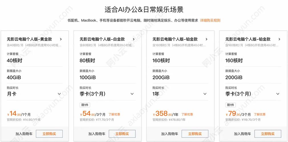 云电脑价格一览表缩略图