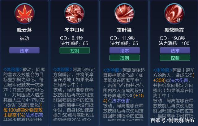 公孙离2技能位置