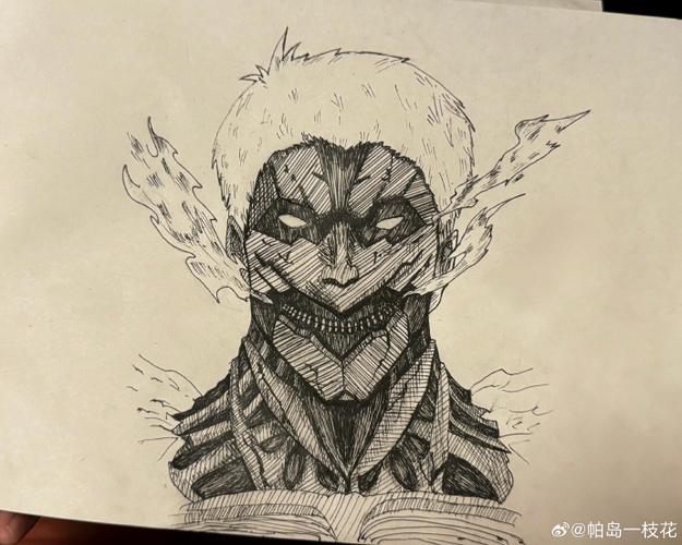 铠之巨人简笔画截图