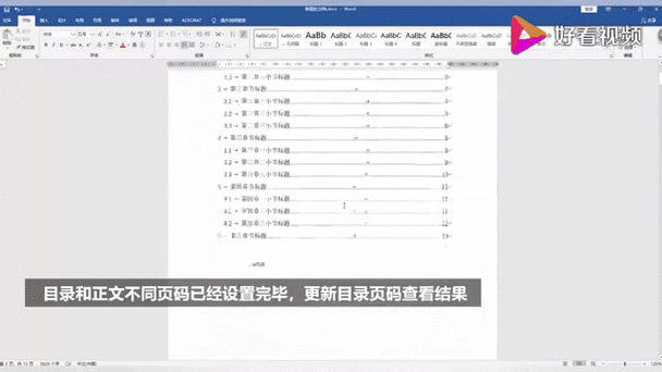 目录页要加页眉吗