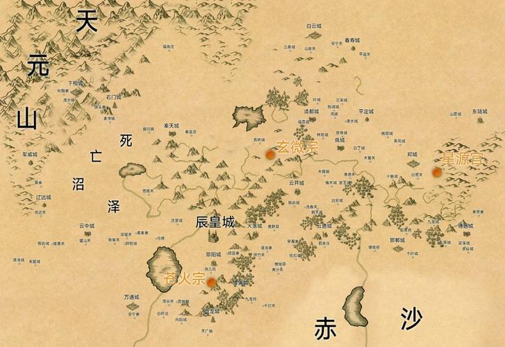 小说地图生成器