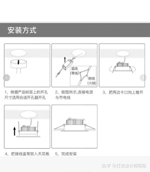 铝扣板灯安装图解