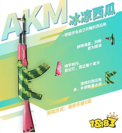 和平精英ak皮肤冰凉西瓜缩略图
