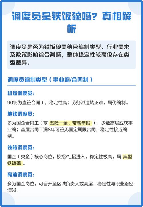 调度员是铁饭碗吗