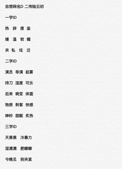 最火1字网名图标