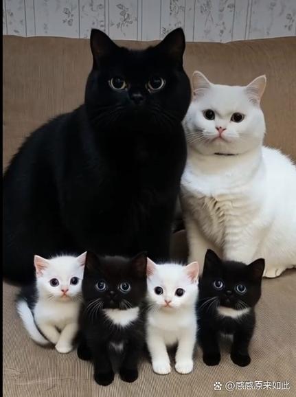 小猫喜欢和大猫玩