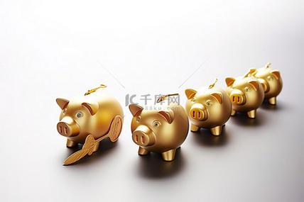 五个存钱罐缩略图