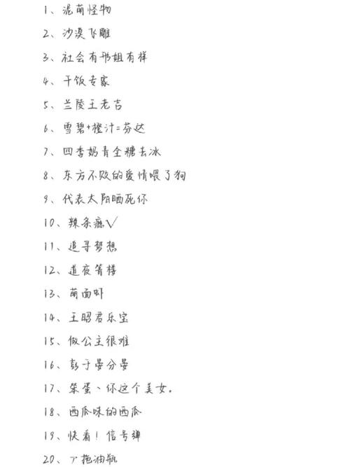 搞怪网名男缩略图