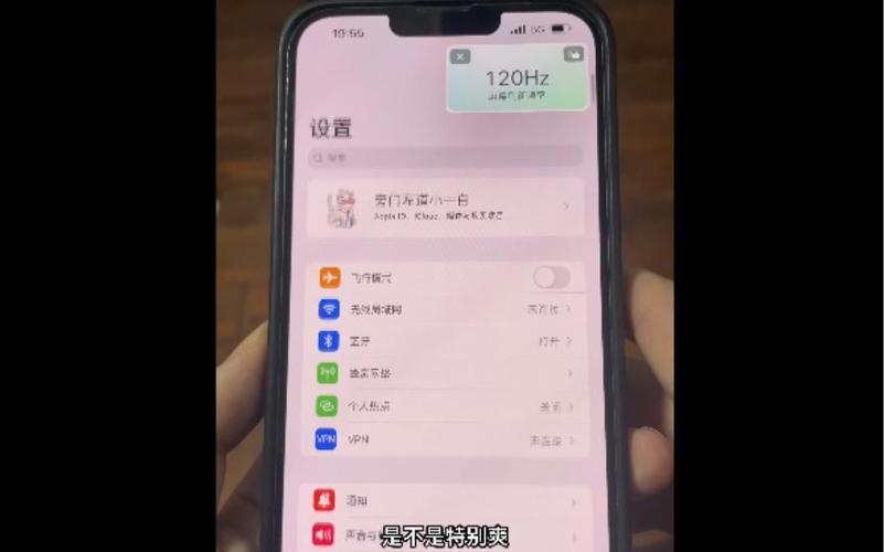 苹果13帧数设置