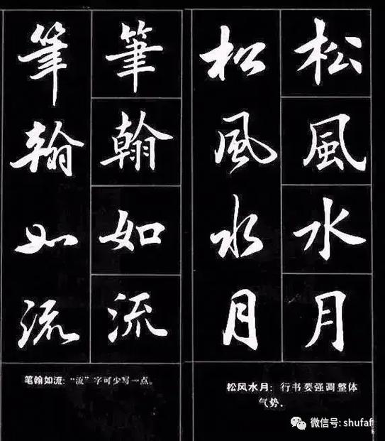 行书和行楷的区别