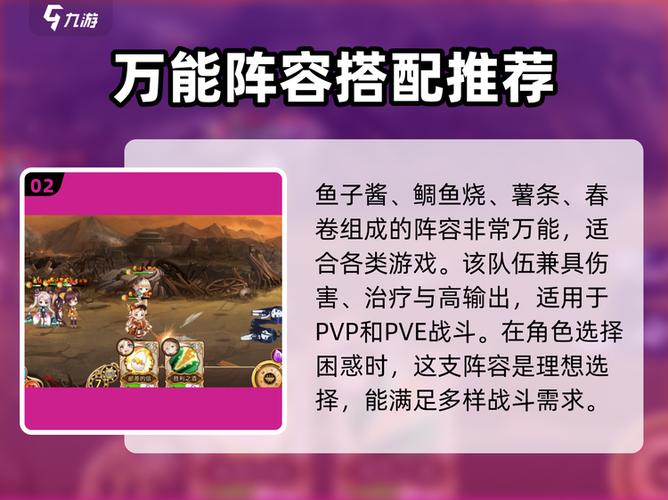 料理次元队伍推荐截图