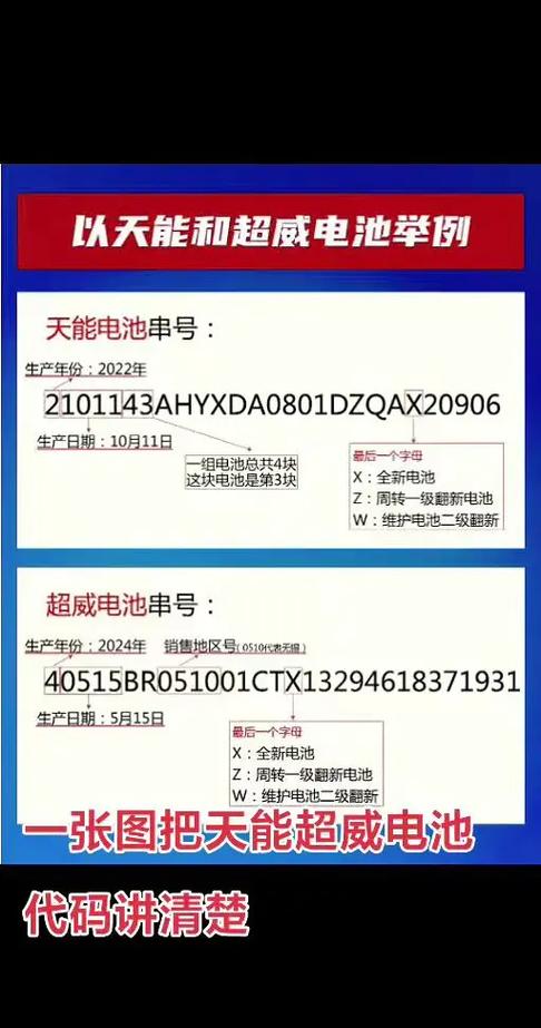 原装电池代号怎么看