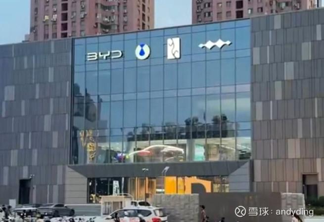 比亚迪官方旗舰店截图