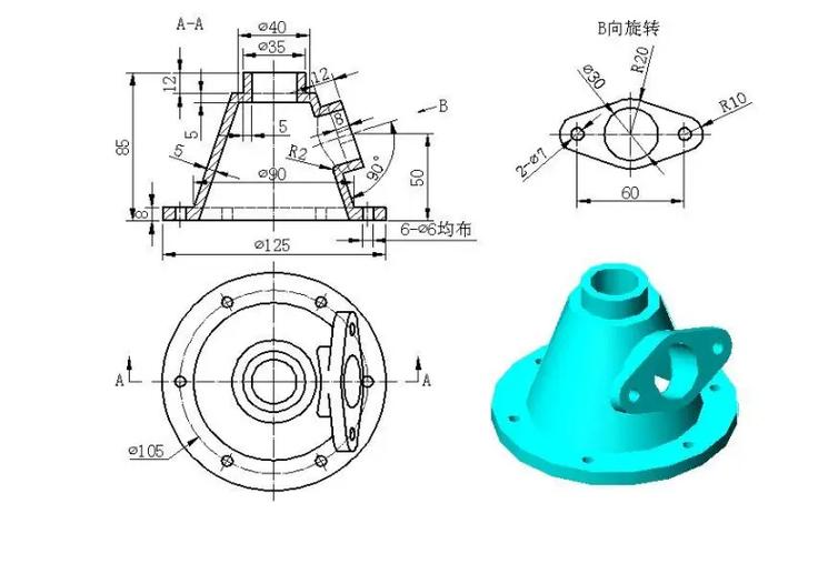 solidworks练手图纸