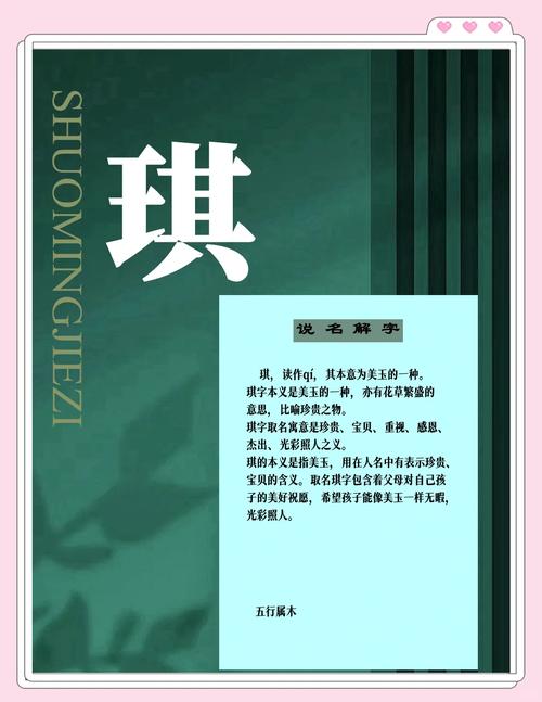 女孩琪字的含义图标
