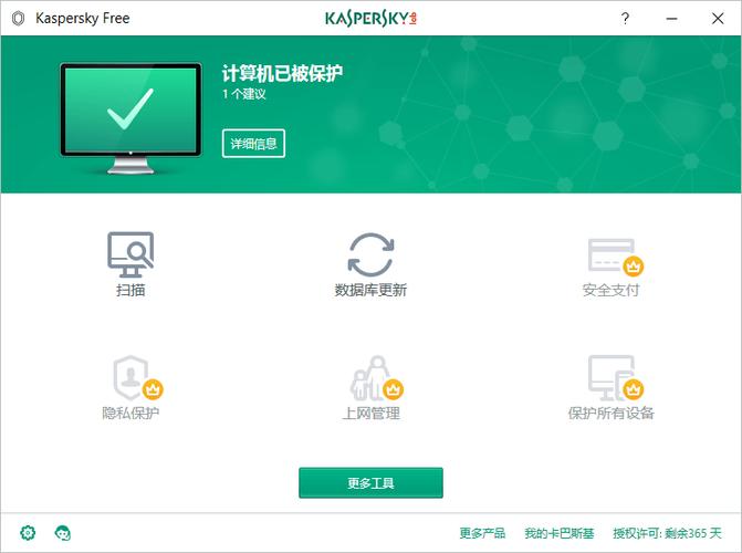 卡巴斯基免费版有用吗