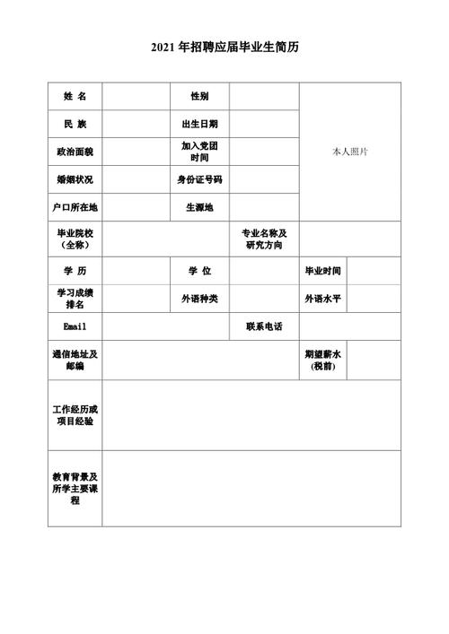 个人简历pdf电子版截图