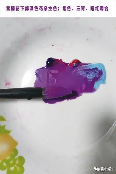 紫色用什么颜料可以调出来
