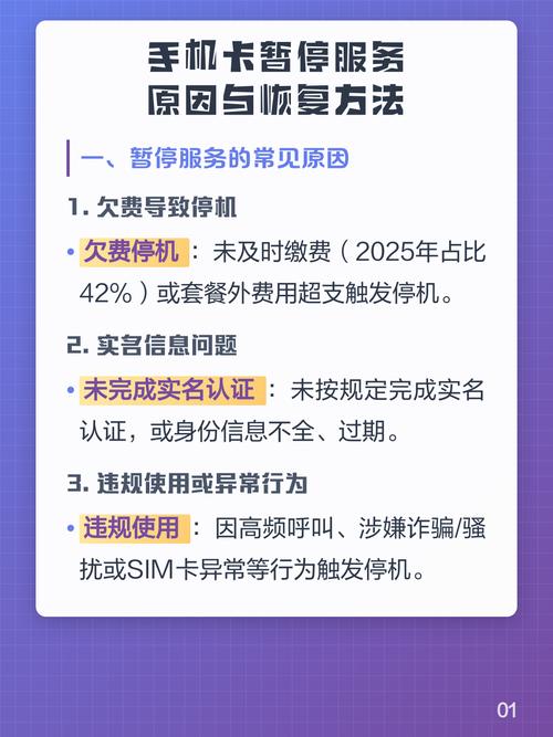 没有欠费手机号码暂停服务怎么恢复