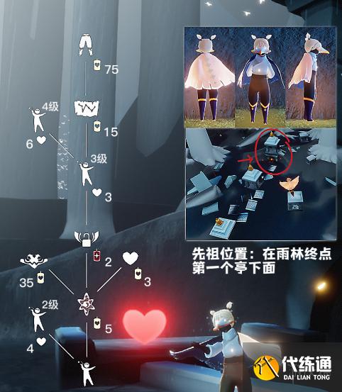 光遇飞吻先祖在哪