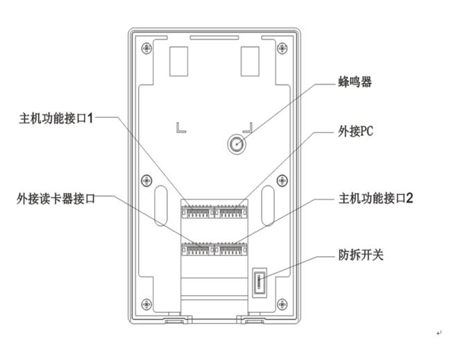 大华门禁一体机接线图截图