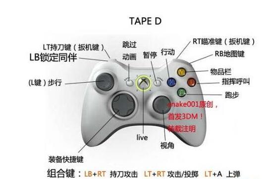 手柄rt键在哪