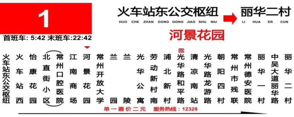 一路公交车路线