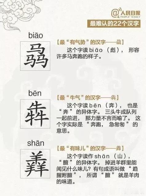 罕见字少见字