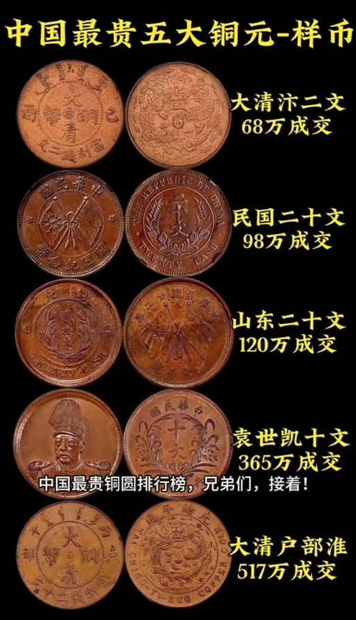 民国古币价格表及图片大全截图
