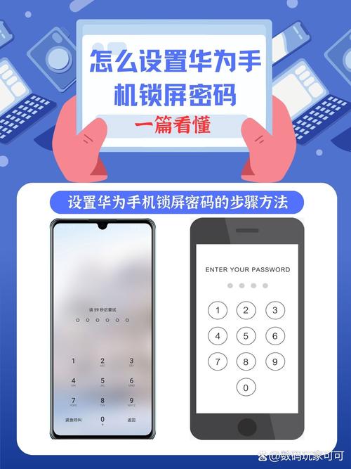 华为在哪里设置密码图标