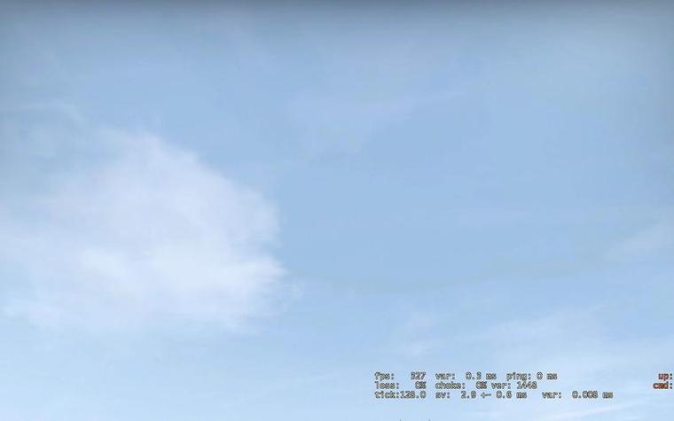 csgo怎么调天空背景截图