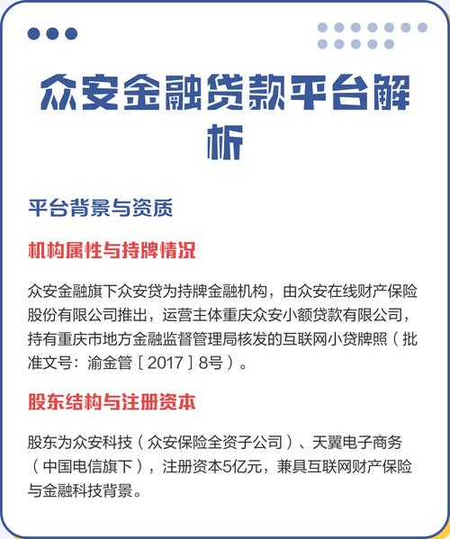 众安金融是正规贷款平台吗