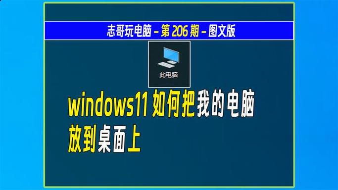 win11怎么把我的电脑放桌面截图