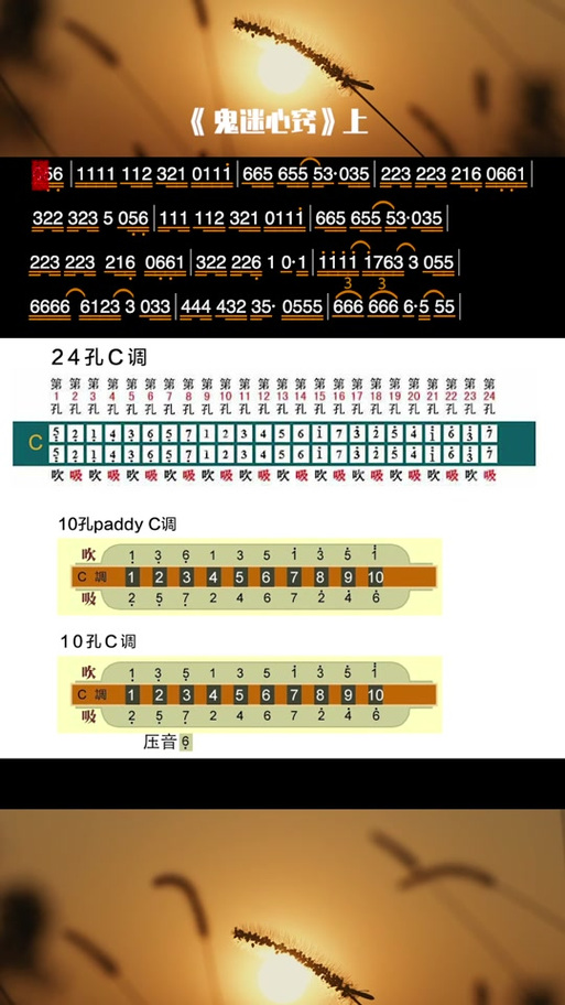 什么口琴一把就能吹全部调