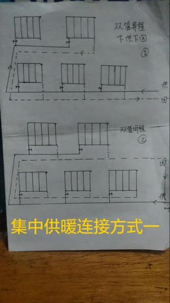暖气安装串联图