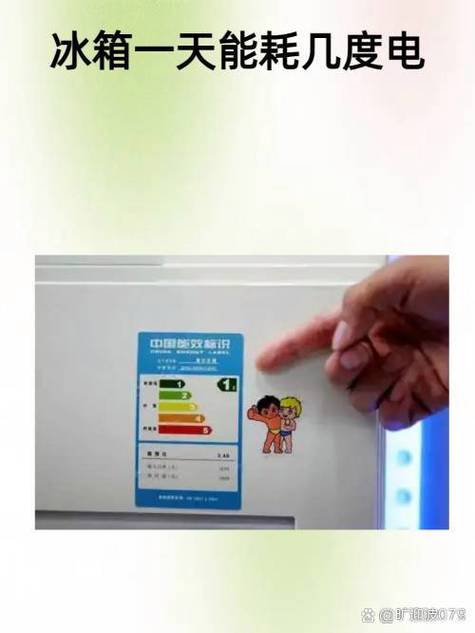 正常冰箱一天几度电图标