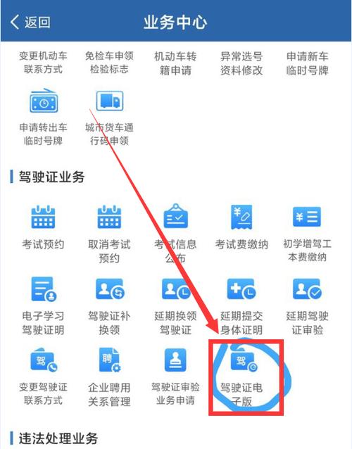 申领电子驾驶证的步骤