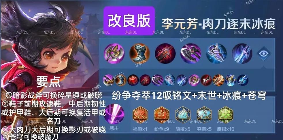 李元芳出装6神装一挑五