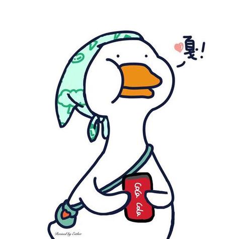 最近很火的鸭子情侣头像