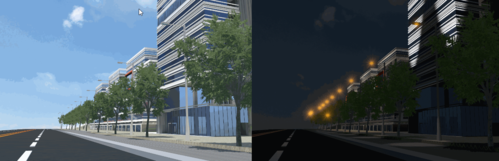unity白天黑夜的切换