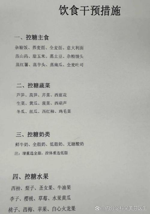 高血糖一日三餐食谱