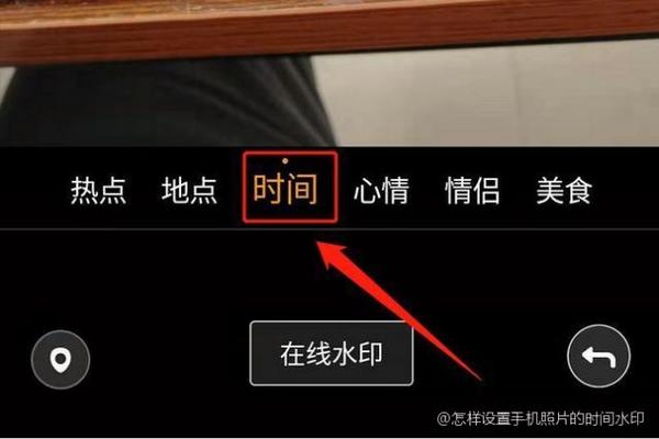 苹果拍照显示时间水印缩略图