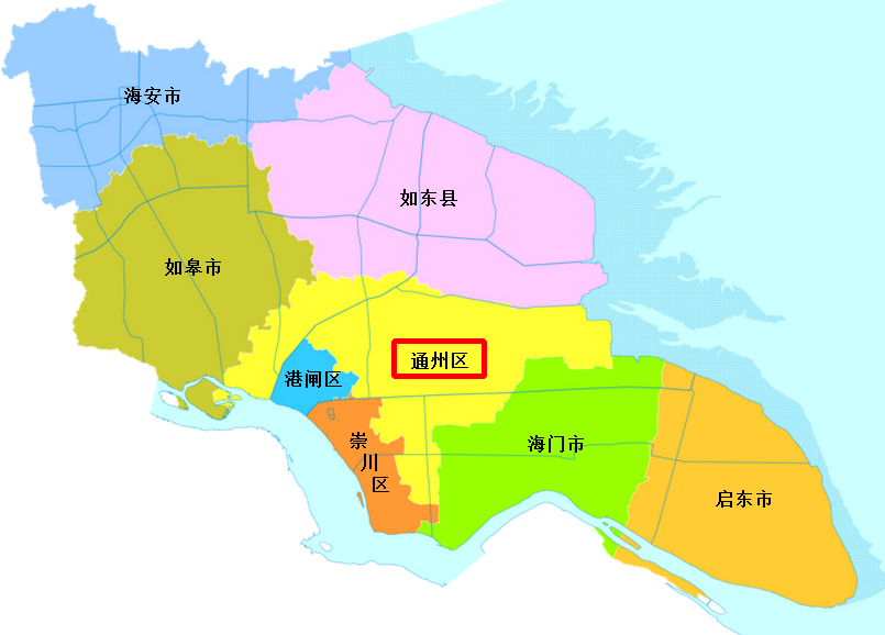 南通通州区下辖乡镇