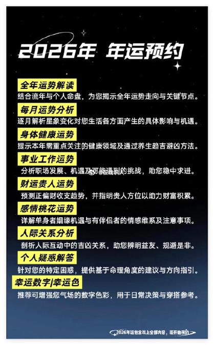 2026年运势