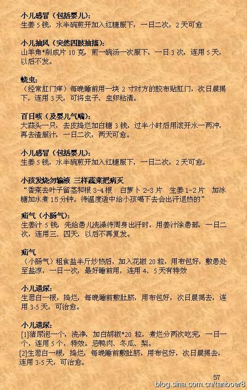 1000个民间偏方大全