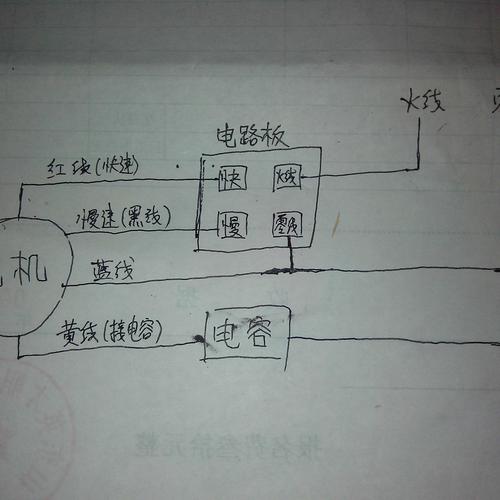 抽油烟机电路图解