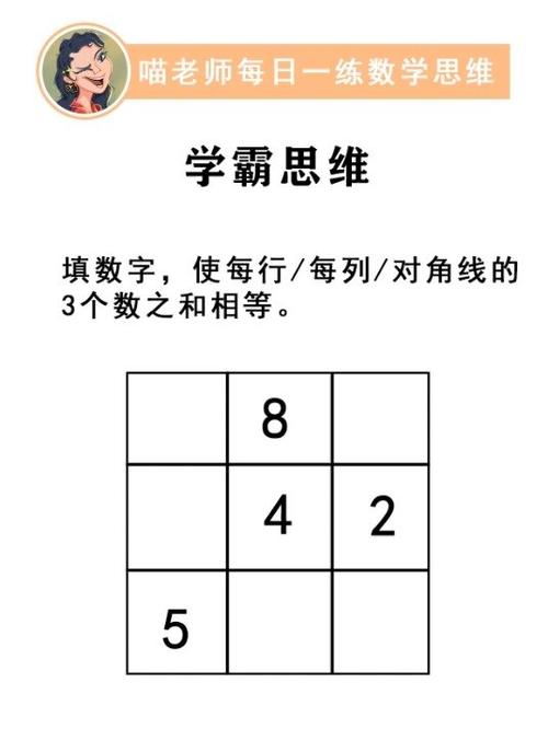 小学一年级九宫格填数字题目