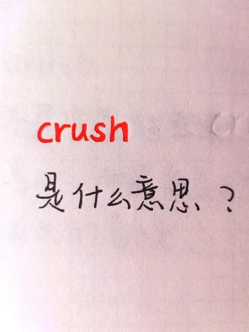 你是我的crush 是啥意思