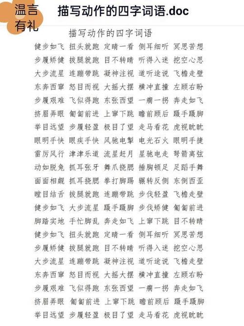 描写表情的词语