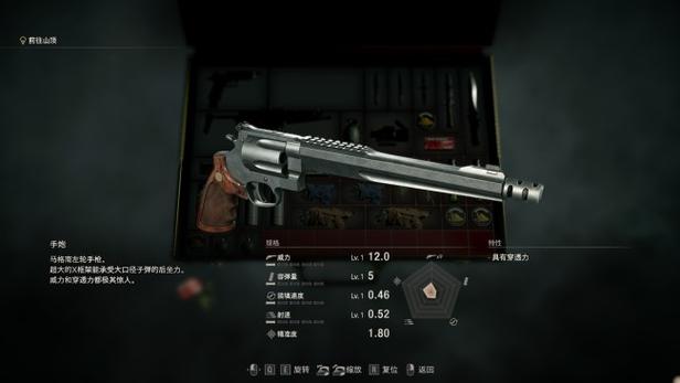 生化危机4所有武器数据缩略图